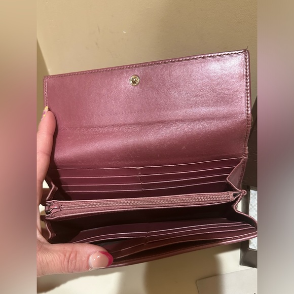 Gucci Interlocking G Webbed Long Wallet w/box - Picture 9 of 14